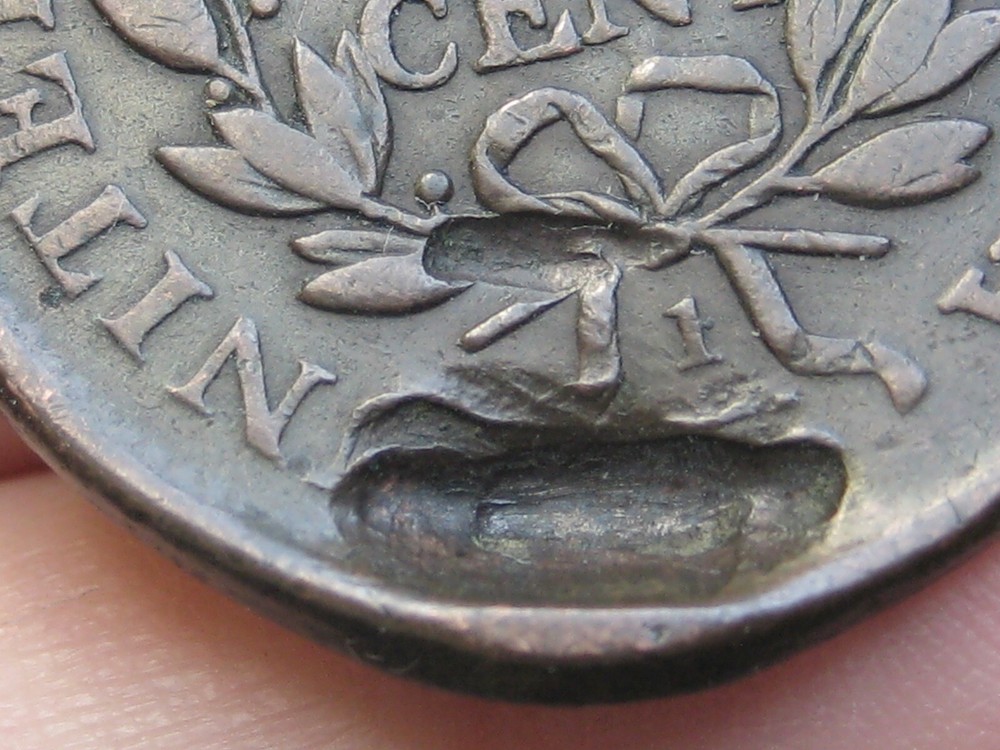 1805 Draped Bust Large Cent Penny- Fine/VF Details