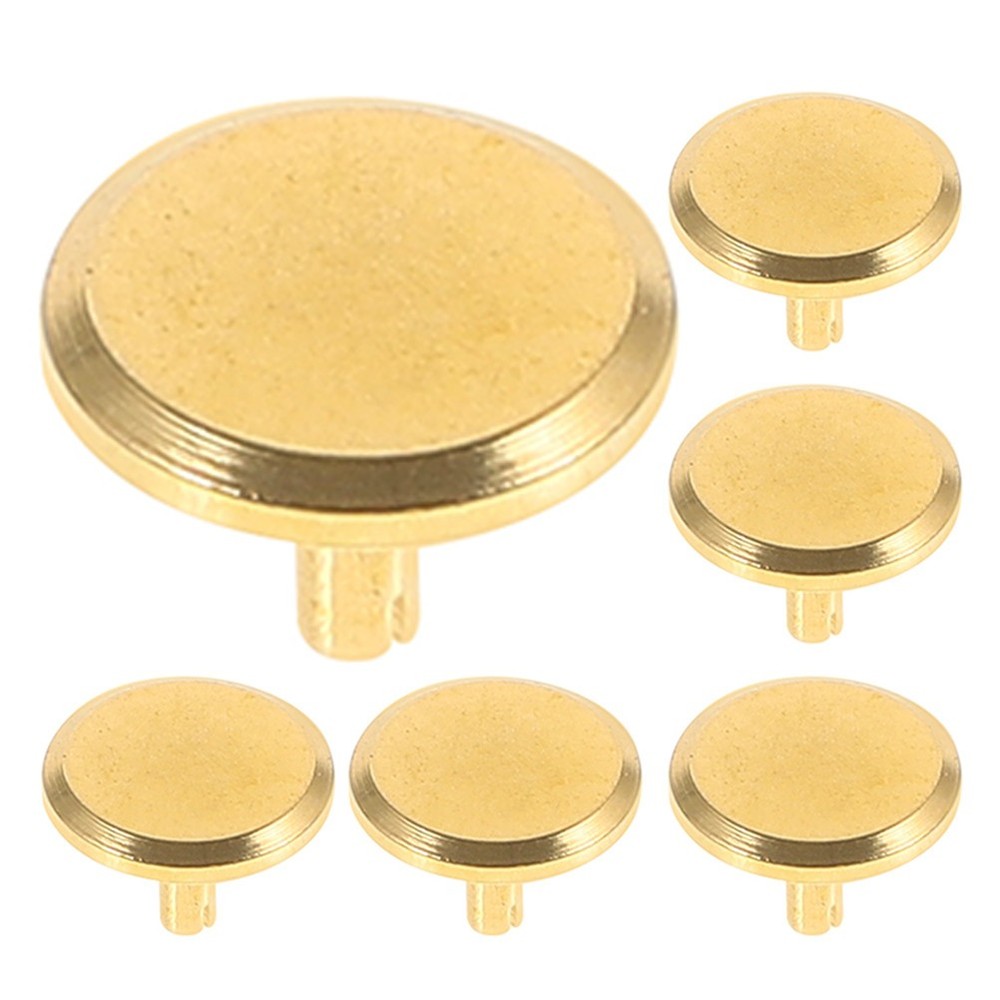 6 Pcs Copper Replacement Clock Caps For Quartz Wall Clock Parts