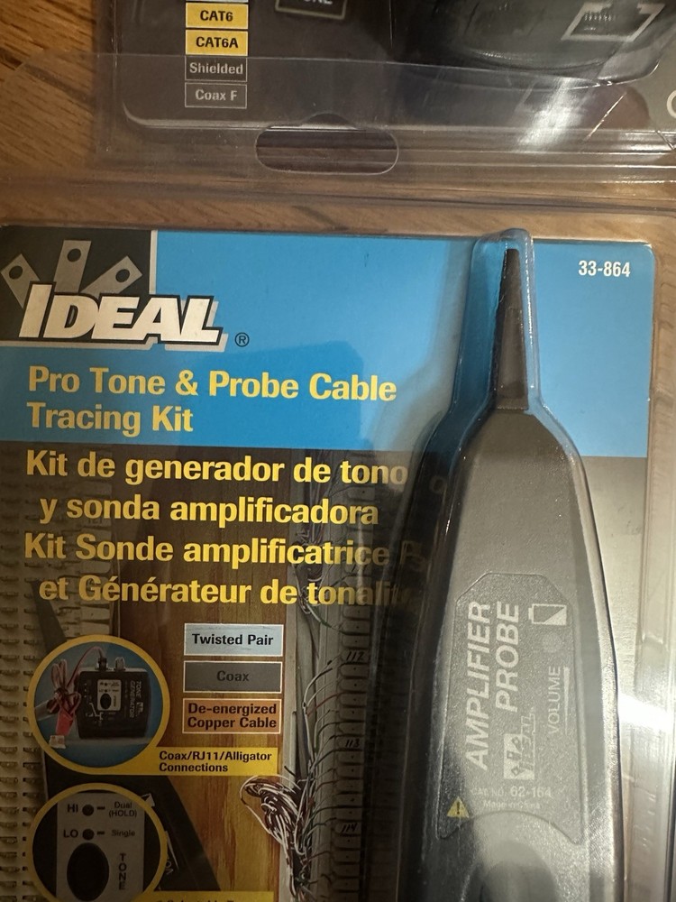 IDEAL: 2 PRO CABLE TRACING KIT & 2 CABLE TESTER