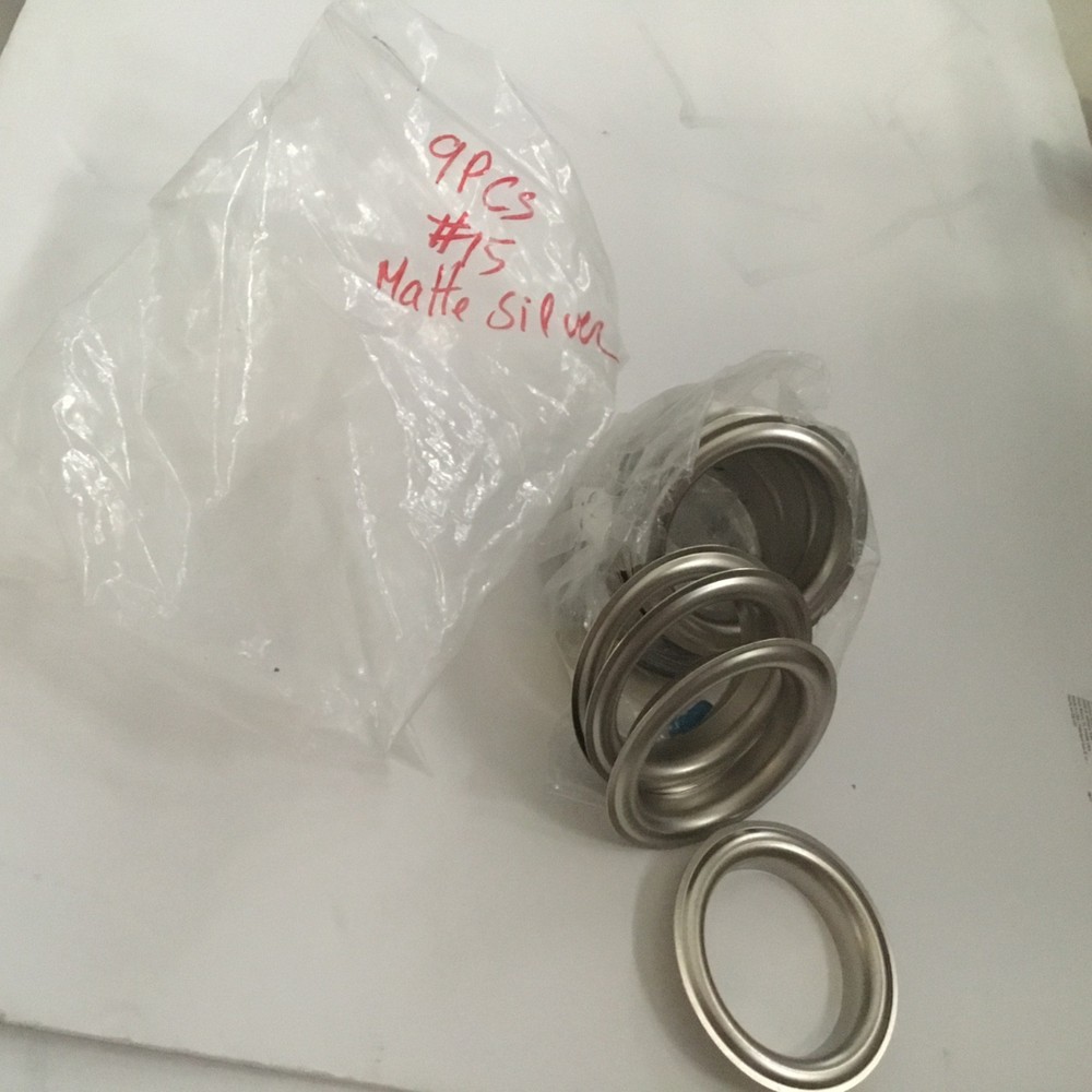 Grommets nickel #15. 9 sets