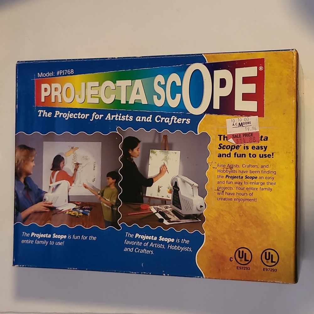 Projecta Scope The Projector for Artists and Crafters Apco White Tested