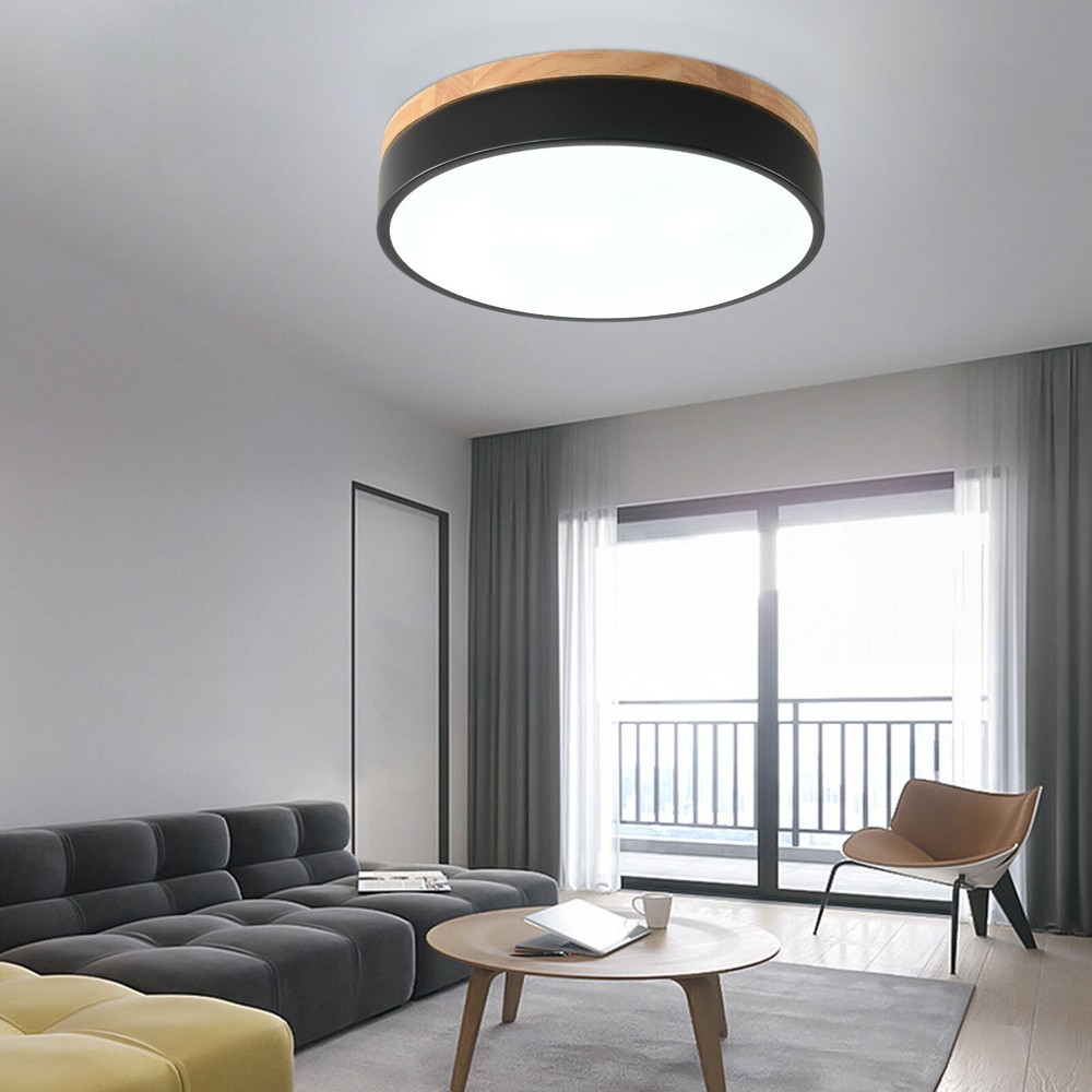 Modern Led Ceiling Light Flush Mount Living Room Kitchen Round Ceiling Light