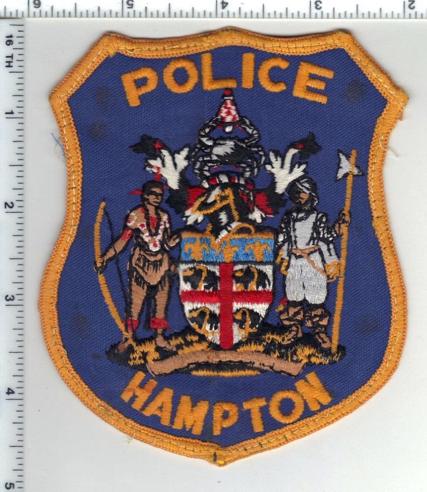 Hampton Police (Virginia) 1st Issue Uniform Take-Off Shoulder Patch