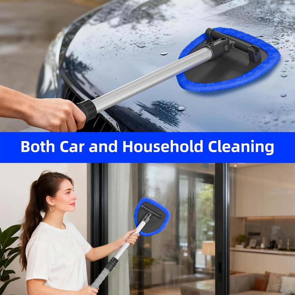 desin Windshield Cleaning Tool, Car Window Cleaner Windshield Cleaner with 4 ...