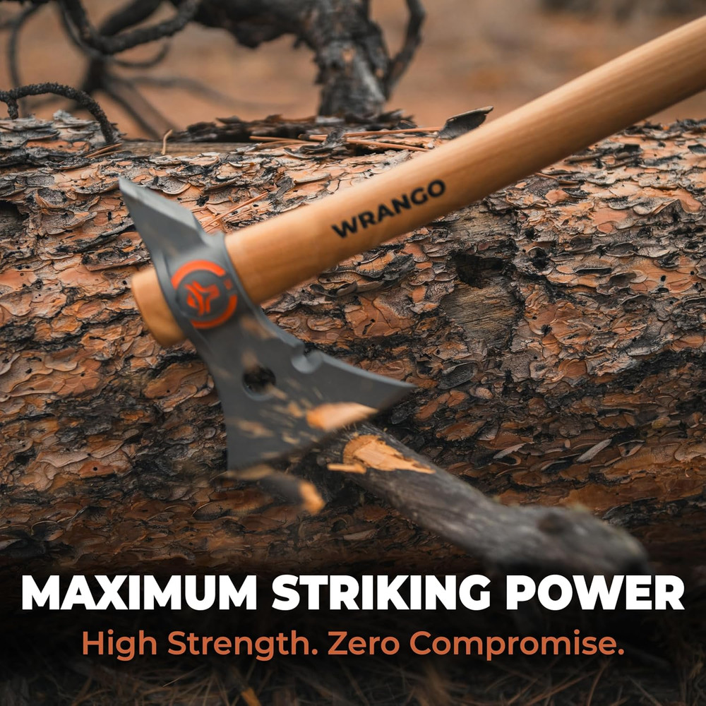 - Titanium Tomahawk Axe - 45% Lighter Industrial Strength Titanium - Precision T