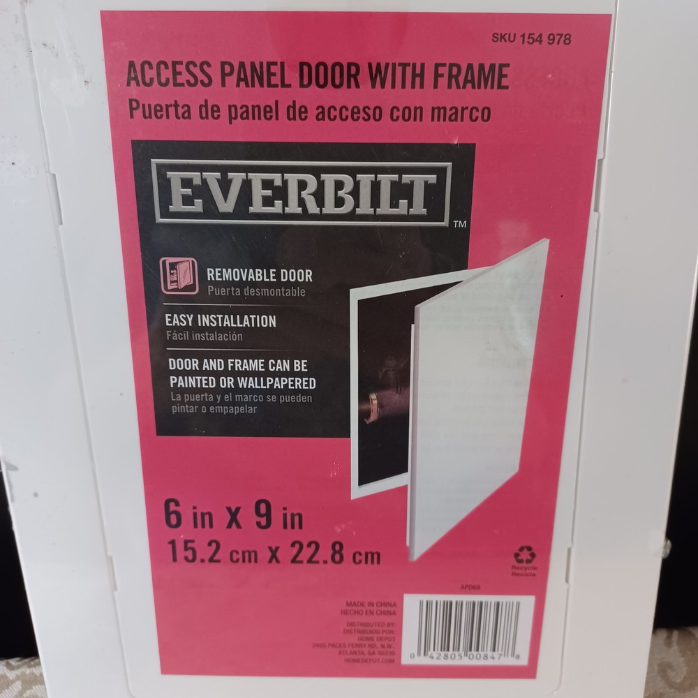 EVERBILT Access Panel 6x9, REMOVABLE DOOR WITH FRAME