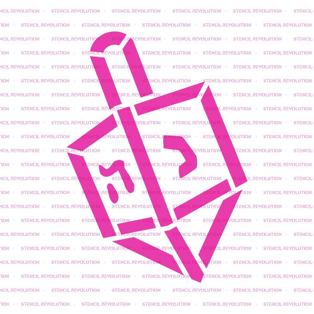 Hanukkah Dreidel Cookie Stencil - Durable & Reusable Mylar Stencils