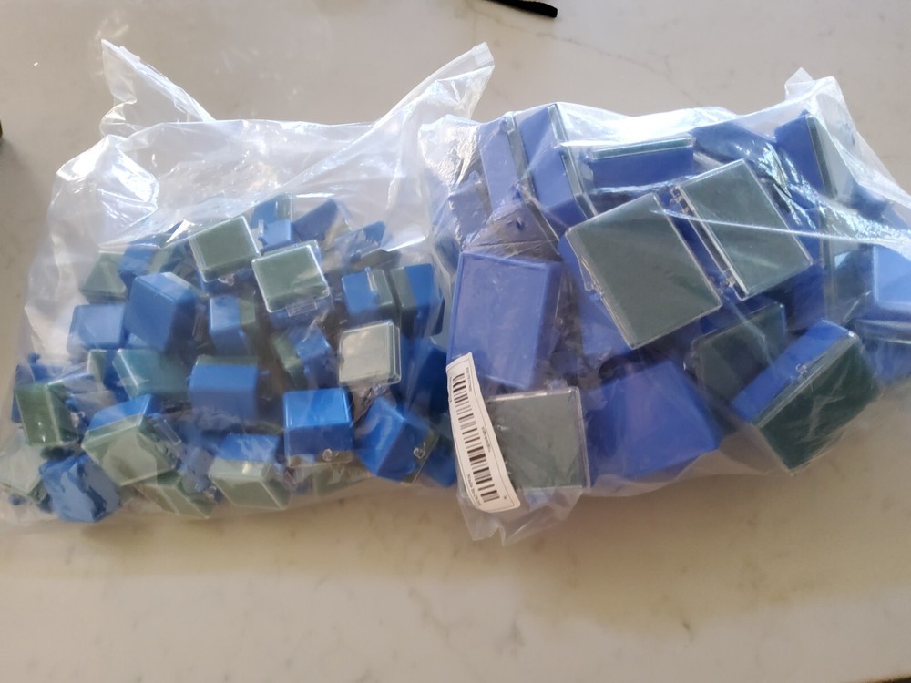 Dental Lab Packaging Plastic Box with Foam 100pc (50x1" & 50×2")