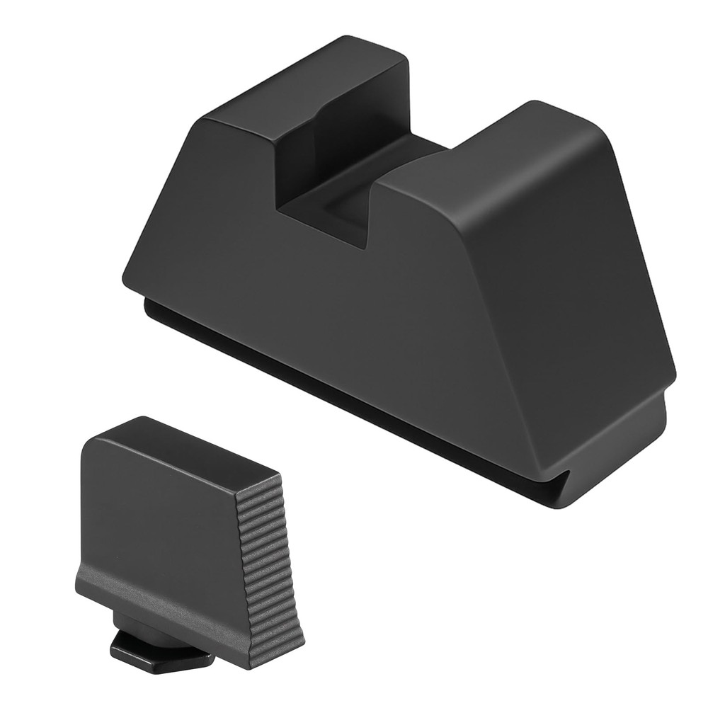 Suppressor Height Sight Set for Glock - Optical Compatible, High Black