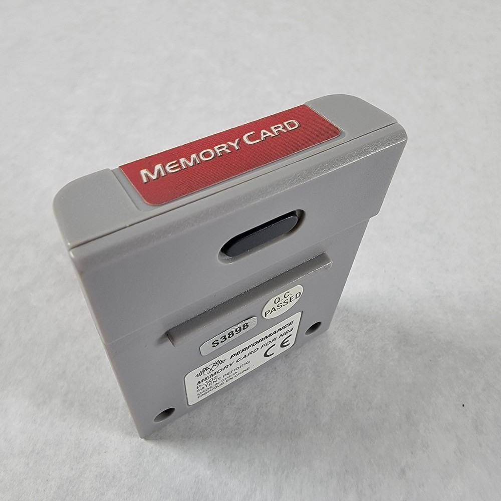 Nintendo 64 Performance Memory Card Mint condition Used