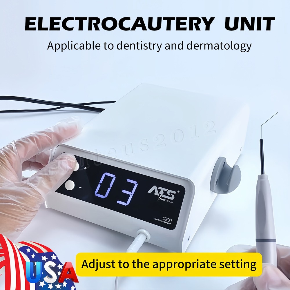 Electro Electrosurgery Unit Machine High Frequency Electric 9pcs Tips Dental