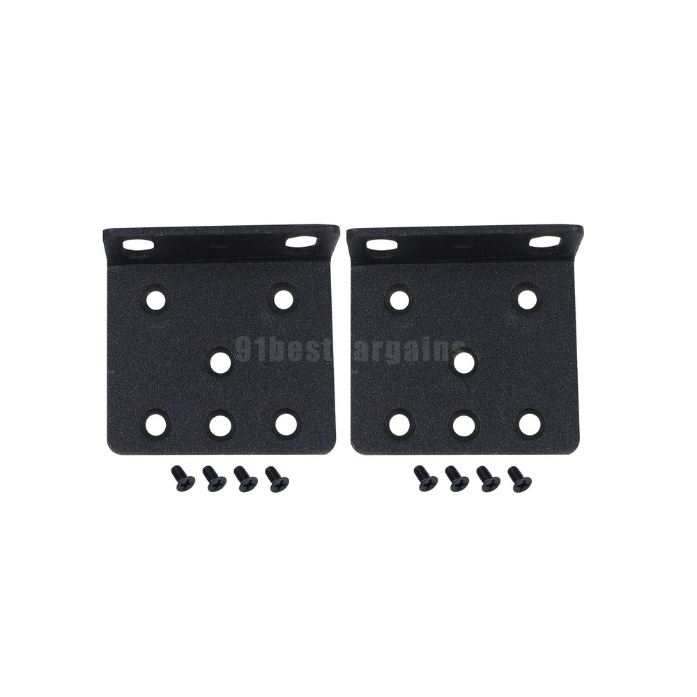 1Pair Replacement ACS-2811RM-19 rack mount kit bracket for Cisco 2811 Black