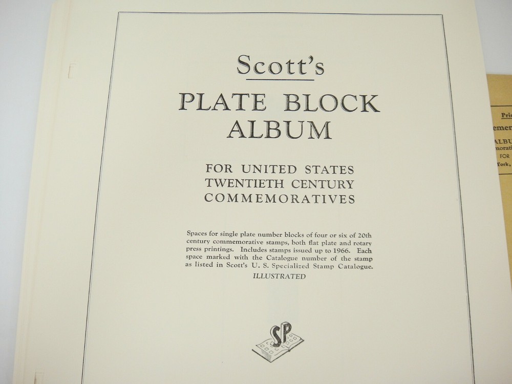 Scott 1965 U.S. Plate Block Supplement #16 Commemoratives