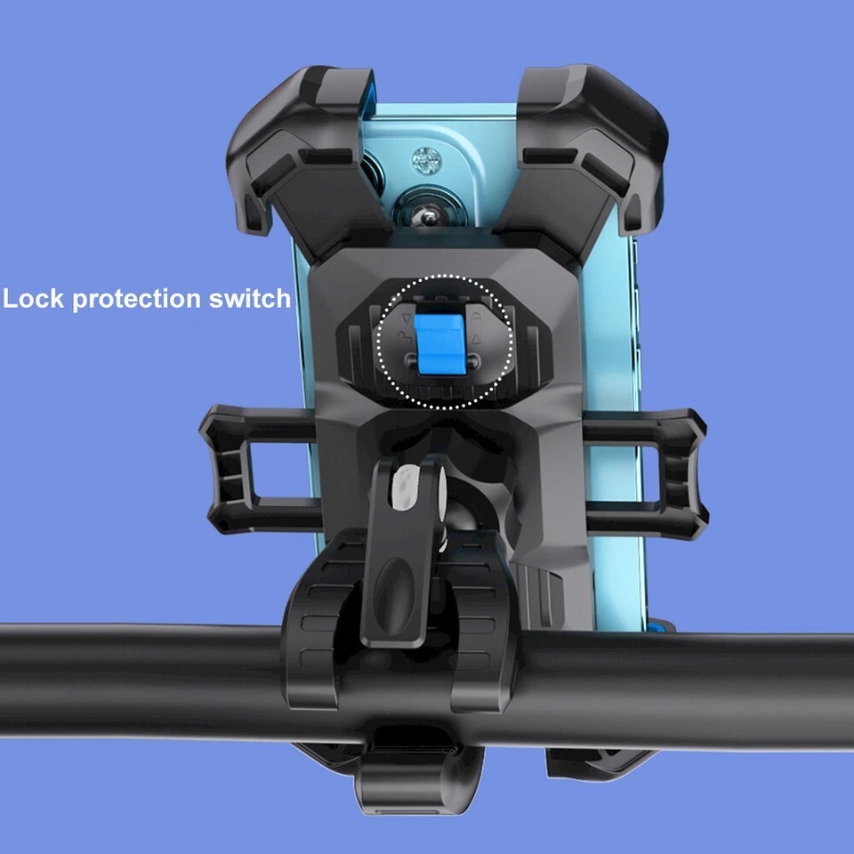 Motorcycle Bike Handlebar Mount Holder Bicycle For iPhone Samsung Cell Phone GPS