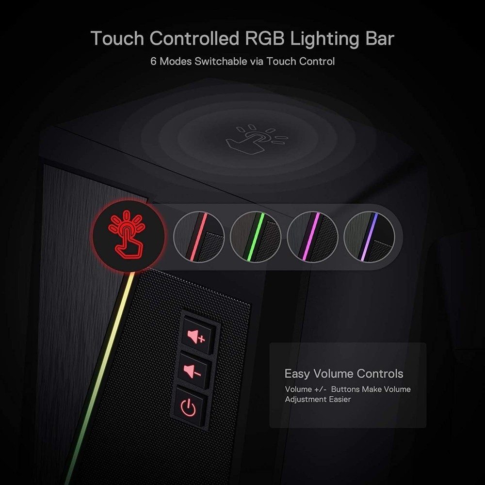 GS520 Computer Speaker with Easy Volume Control