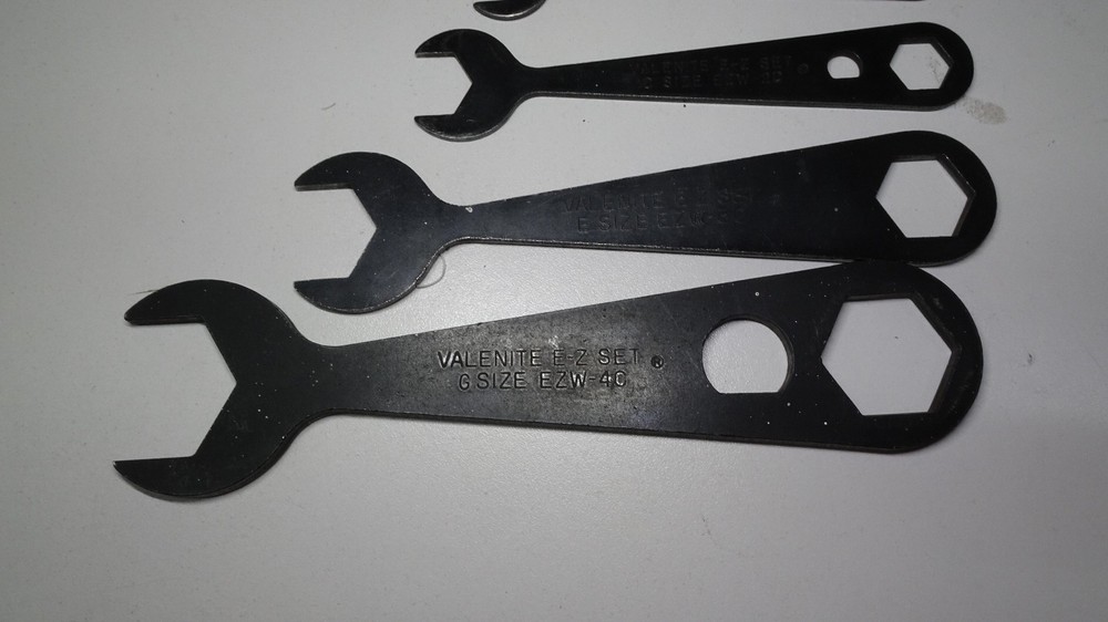 Valenite E-Z Set 5 Piece Wrench Set