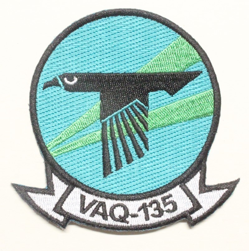 USN Navy patch: Electronics Warfare Squadron 135 (VAQ-135) - 3 1/2"