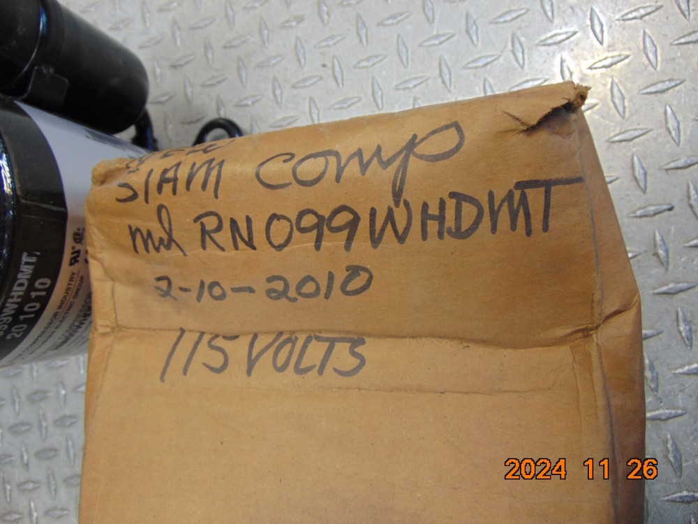 MITSUBISHI ELECTRIC RN099WHDMT REFRIGERANT COMPRESSOR