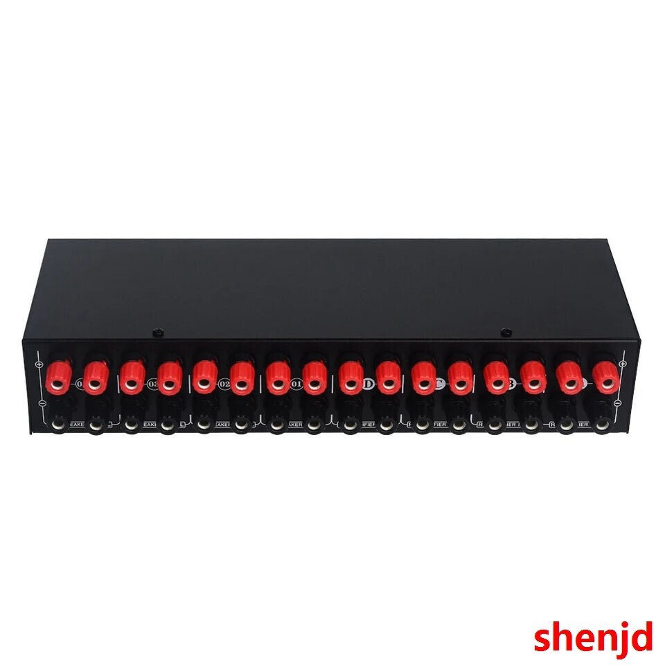 4 Input 4 output Power Amplifier Speaker Selector Switcher Speaker Switch @