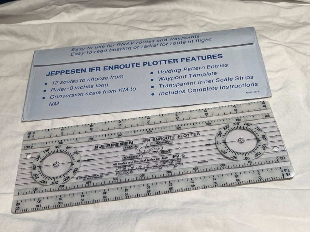 Jeppesen IFR Enroute Plotter PV-5