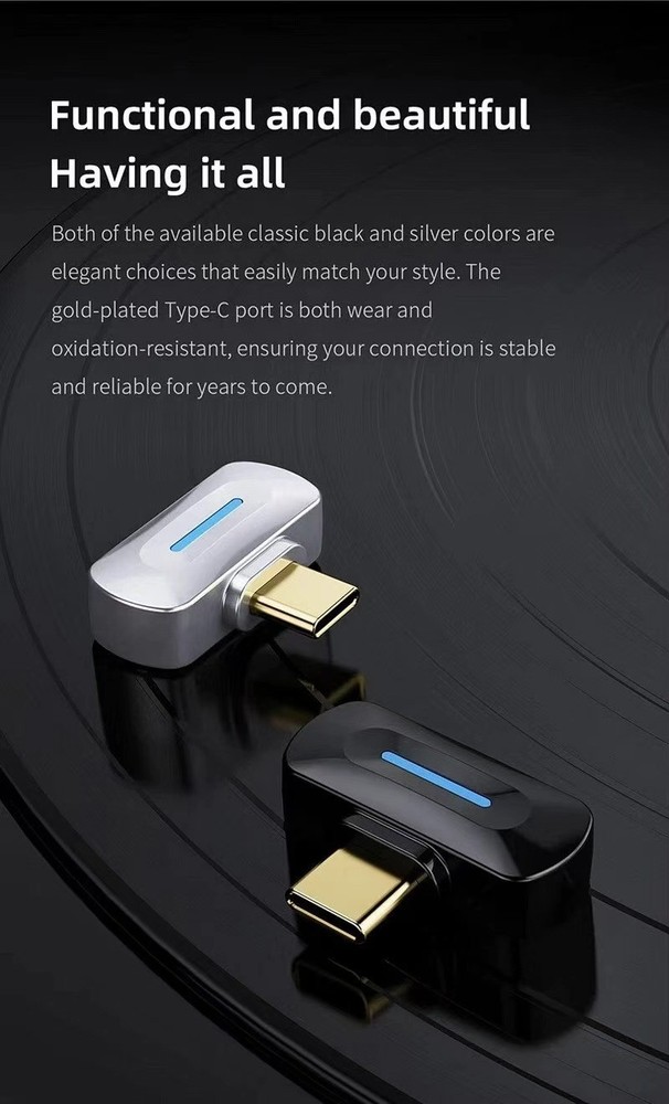 FiiO BT11 USB C Bluetooth 5.4 Transmitter Audio Adapter QCC5181 LDAC aptX