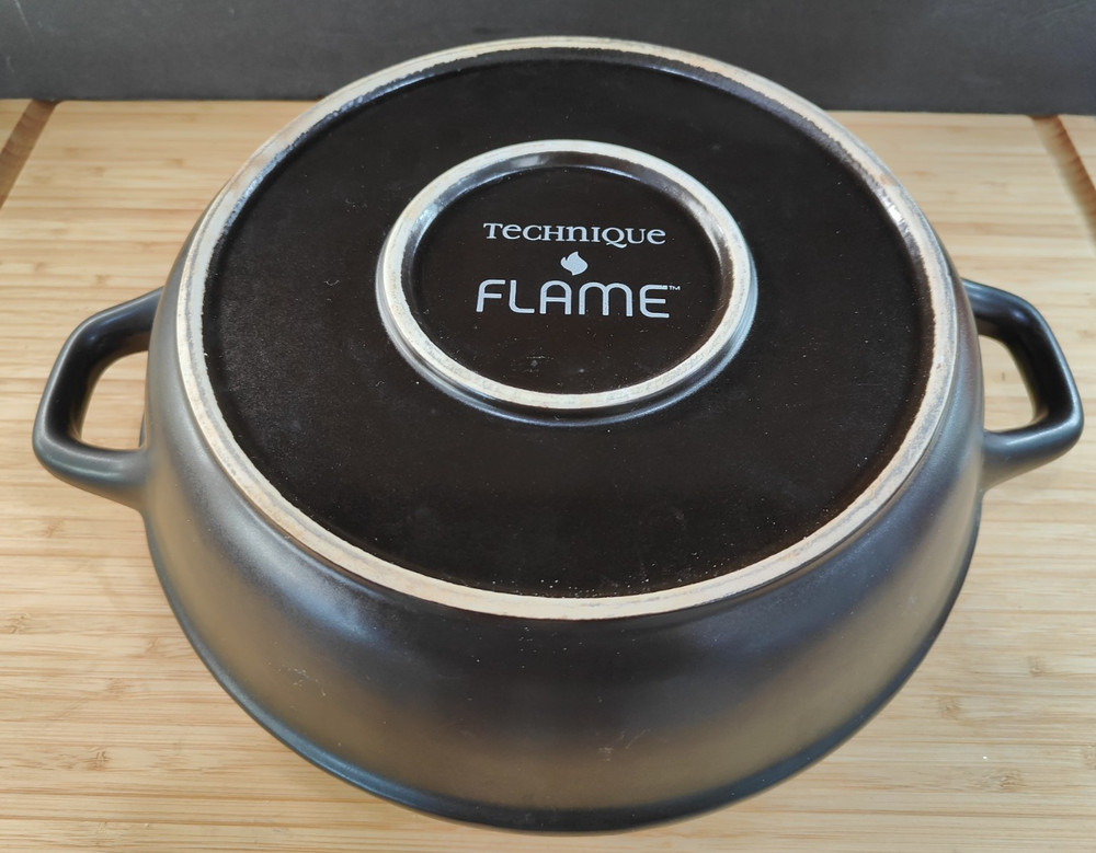 Technique Flame Vertical Chicken Roaster Stoneware