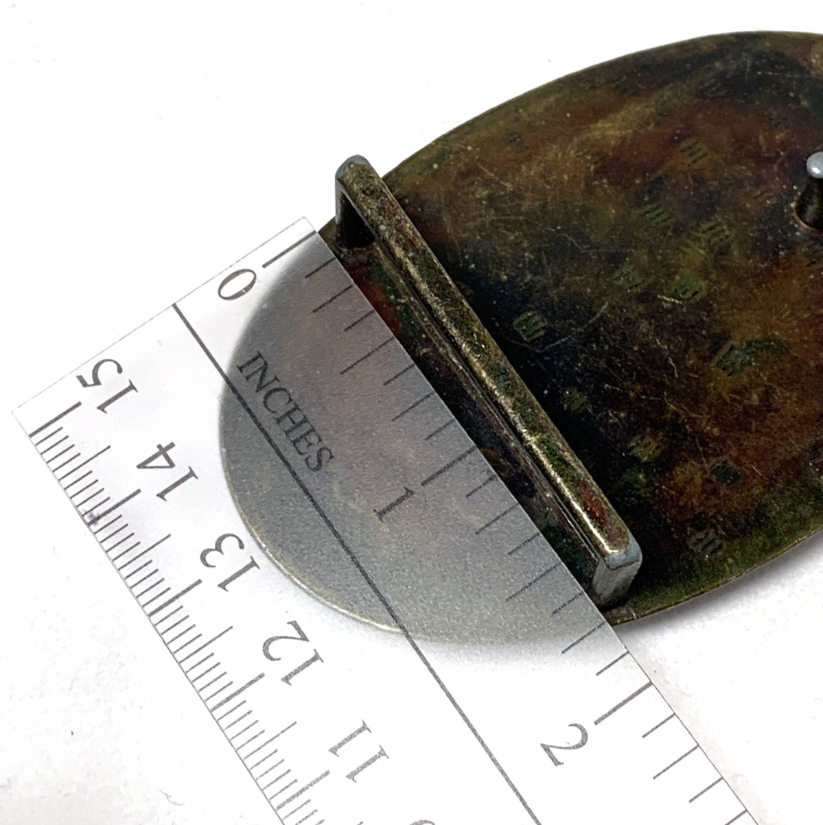 VTG Belt Buckle Confederate Soldier “CS” Brass Replica