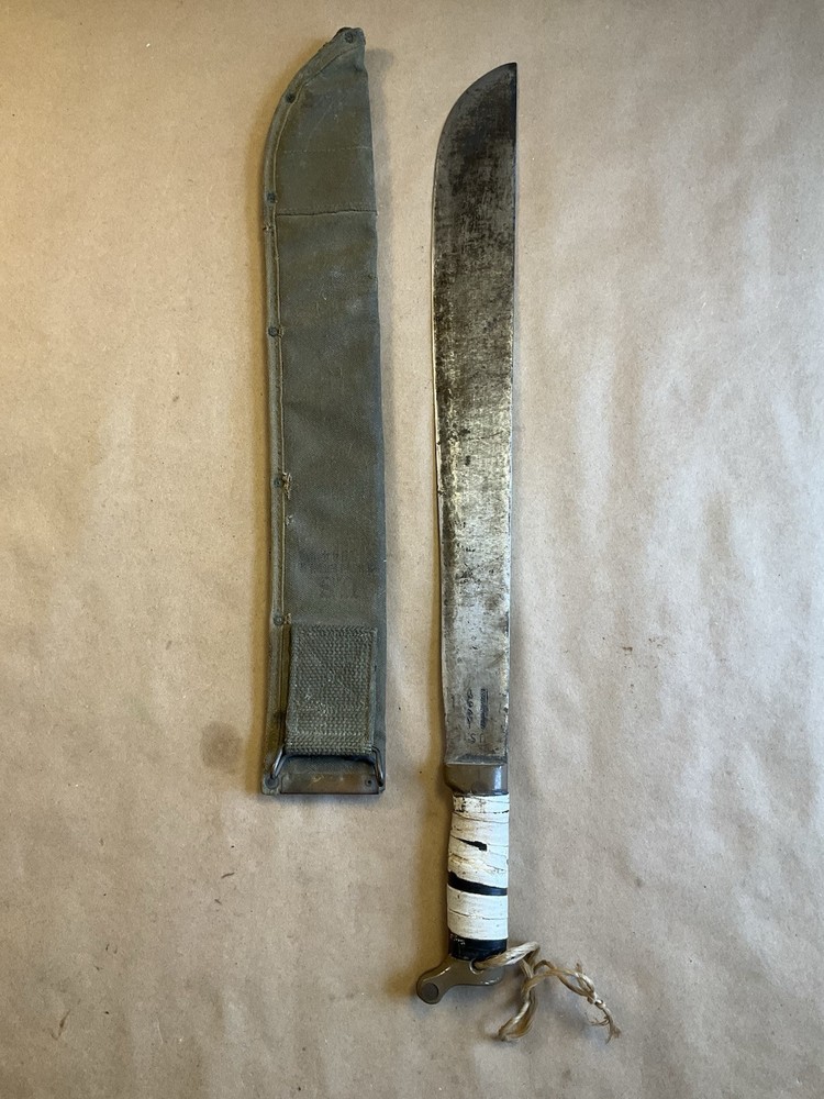 True Temper 1945 Machete W/ 1944 Sheath