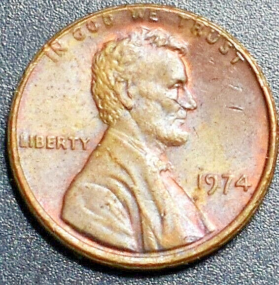 1974 ERROR PENNY FLANGED PARTIAL COLLAR      177