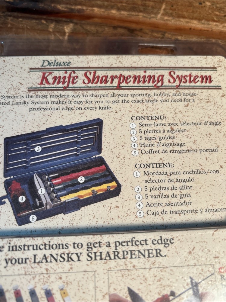 Lansky Professional Sharpening System Kit, + Clamp, + Diamond stone!