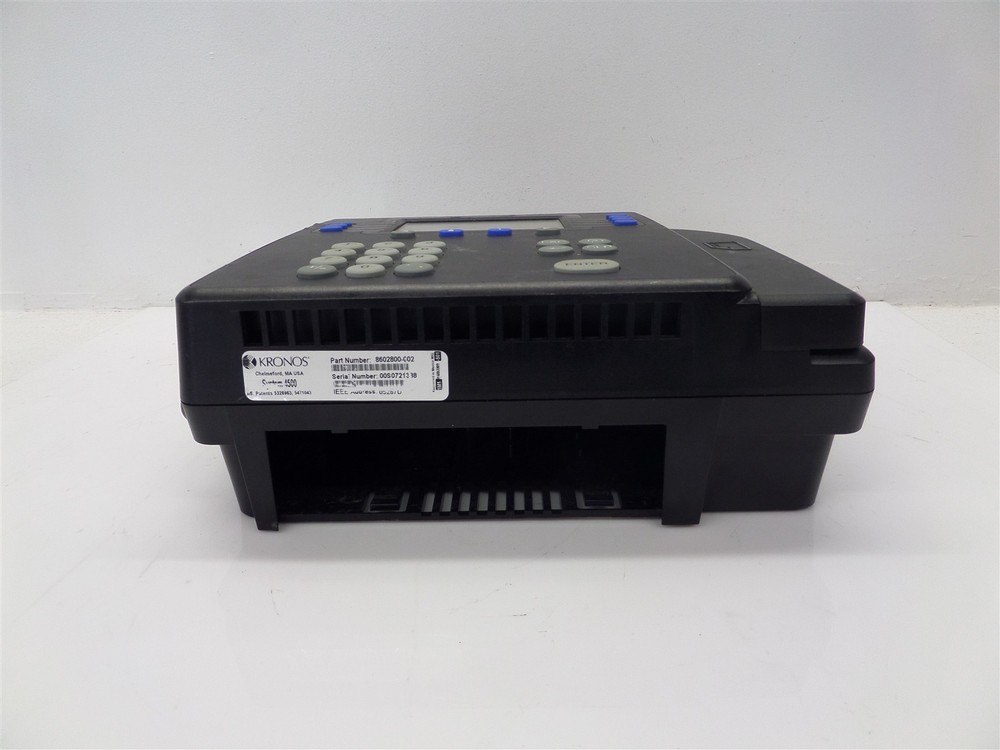 Kronos 4500 Digital Time Clock System 8602800-002 - Missing Boards