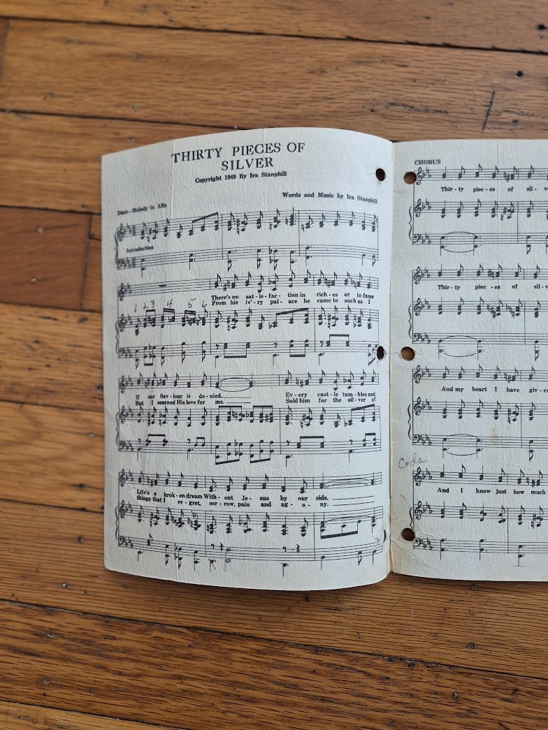 VTG Religious Spiritual Church Sheet Music