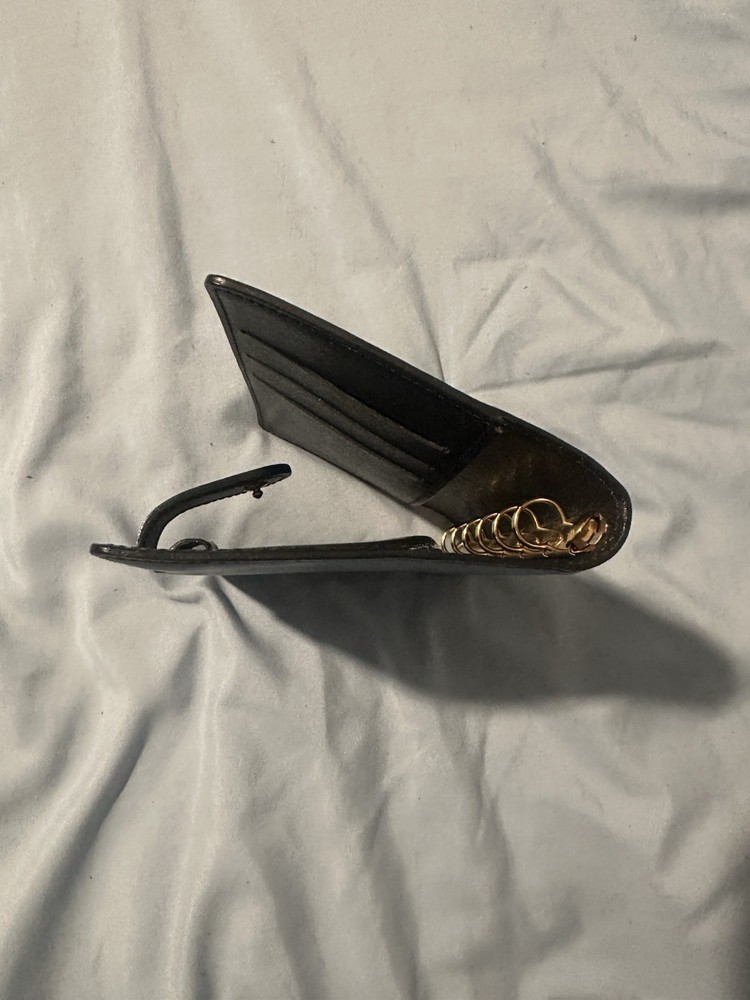 Louis Vuitton Blue Leather key case/ wallet