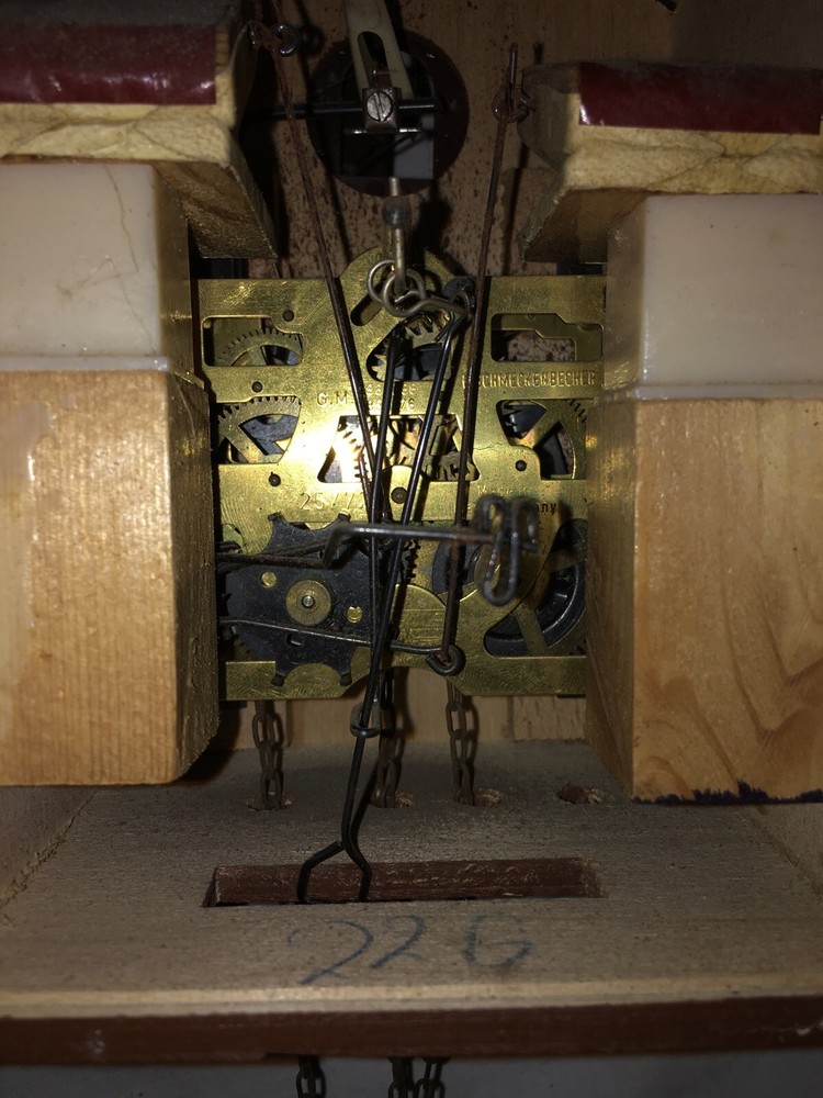 E. Schmeckenbecher Cuckoo Clock Needs Weights