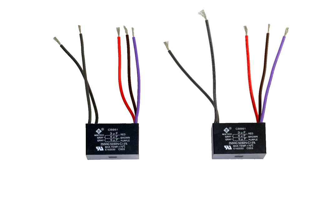 CEILING FAN CAPACITOR CBB61 3uf+4uf+5uf 5 Wire Quantity 2