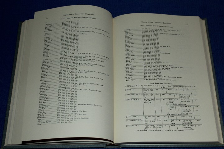 First Hundred Years US Territorial Postmarks 1787 1887 Chase BlueLakeStamps