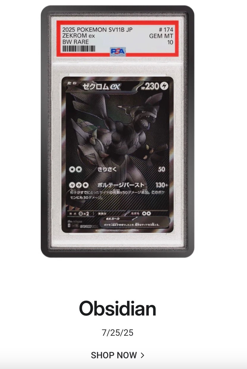 GradedGuard PSA Graded Card Case Guard Protector OBSIDIAN Limited Edition