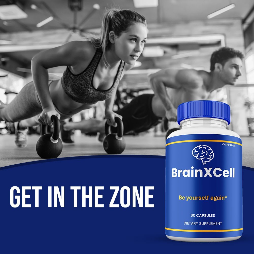BrainXCell Nootropic Capsules, Cognitive and Brain Support Supplement (2 Pack)
