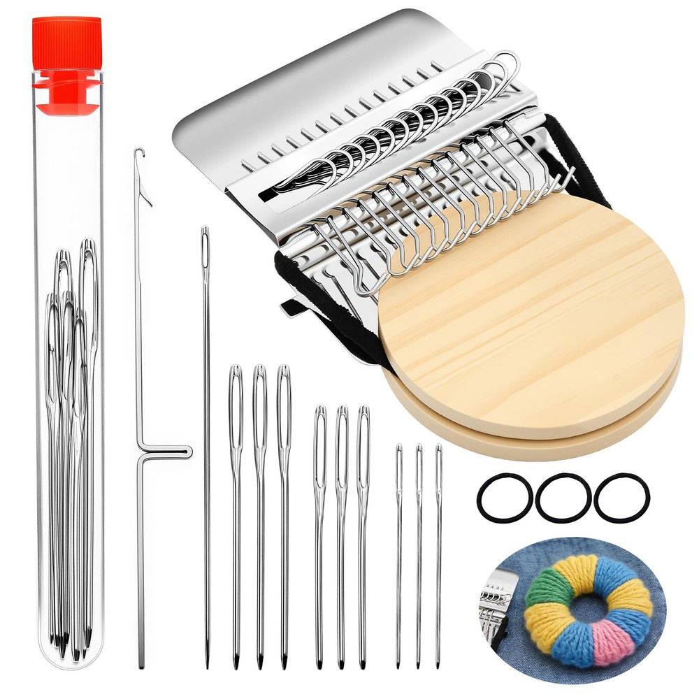 PatchMaker 2.0 Kit, Mini Portable Patch Darning Looms Kit, Patchwork Weaving ...