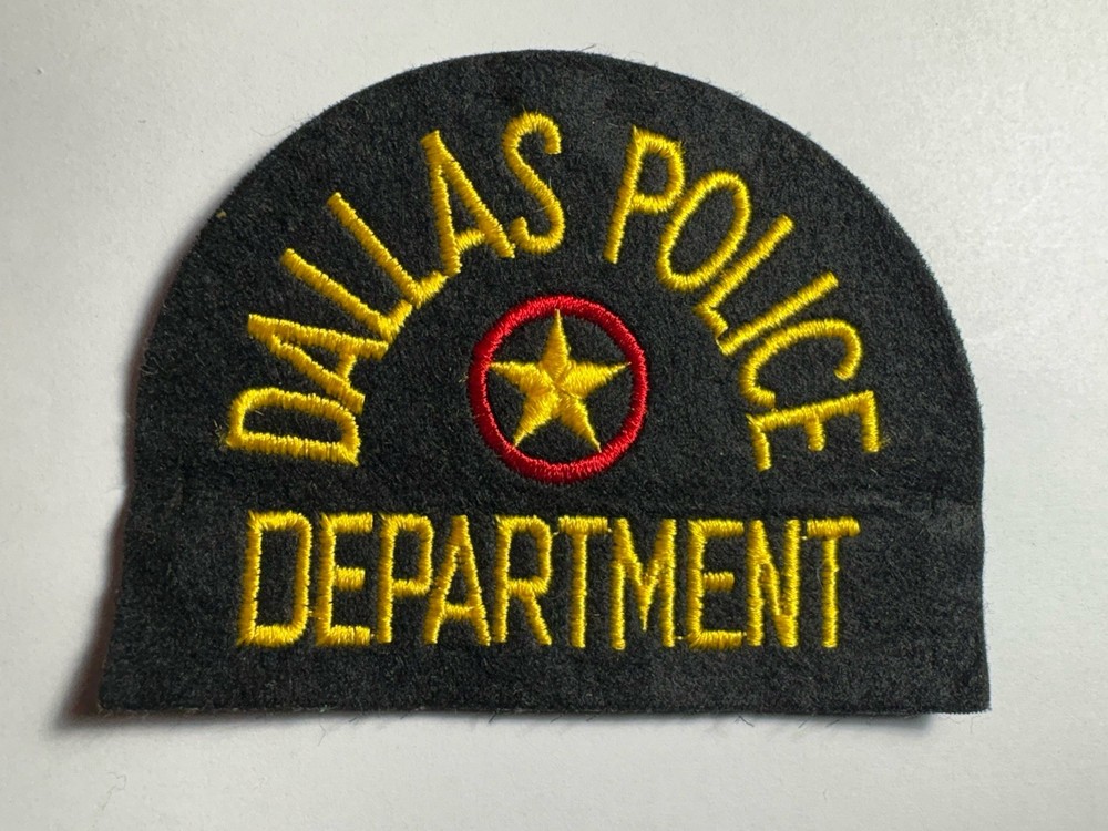 Dallas Texas Police Patch ~ Felt