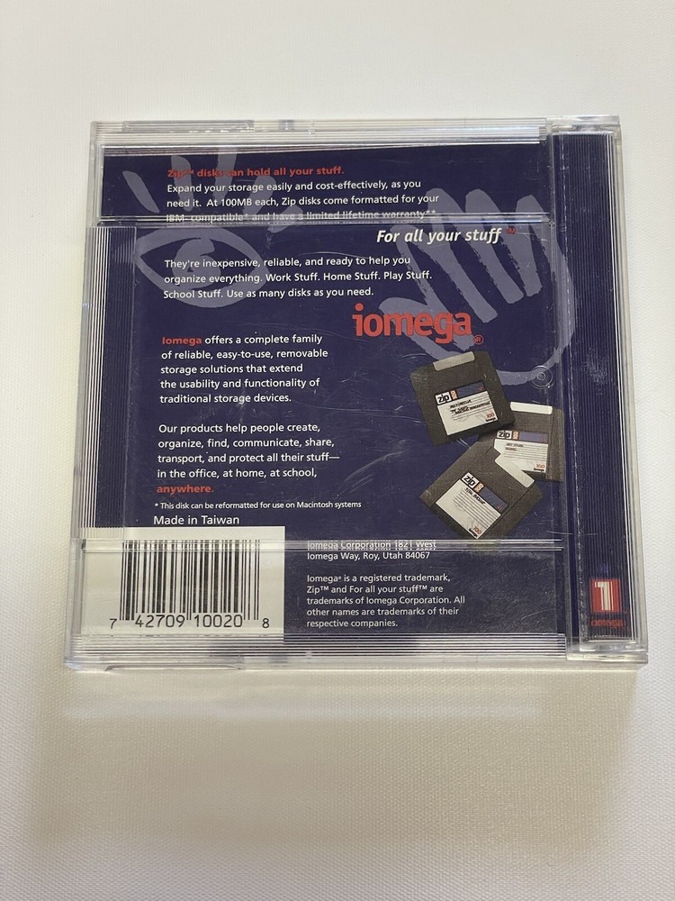 iomega - Zip Disk - 100MB - Tested & Formatted