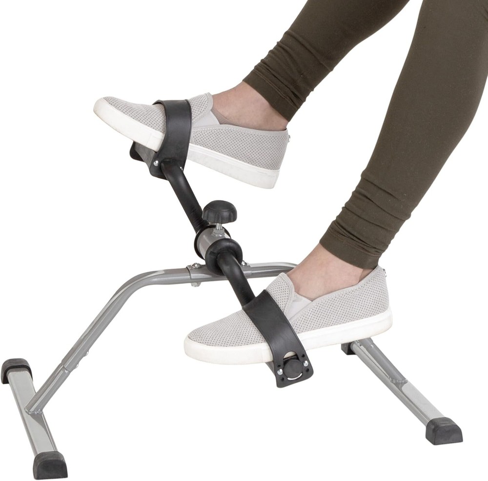 Mini Under Desk Exercise Bike Pedal Exerciser: Adjustable, Foldable & Compact