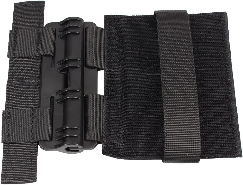 ROCOTACTICAL Quick Release Buckle Set,Single Point Molle One Size, Black