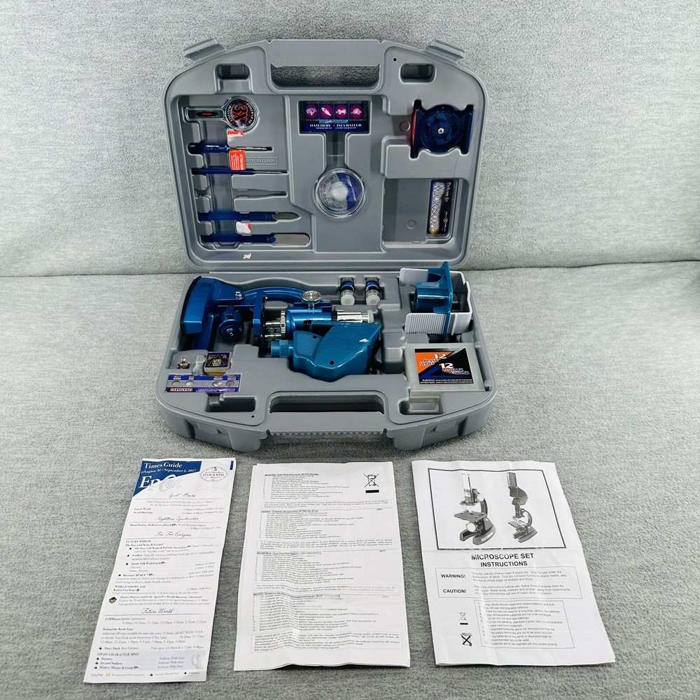 MICRO SCIENCE - Microscope Set Deluxe With Carrying Case