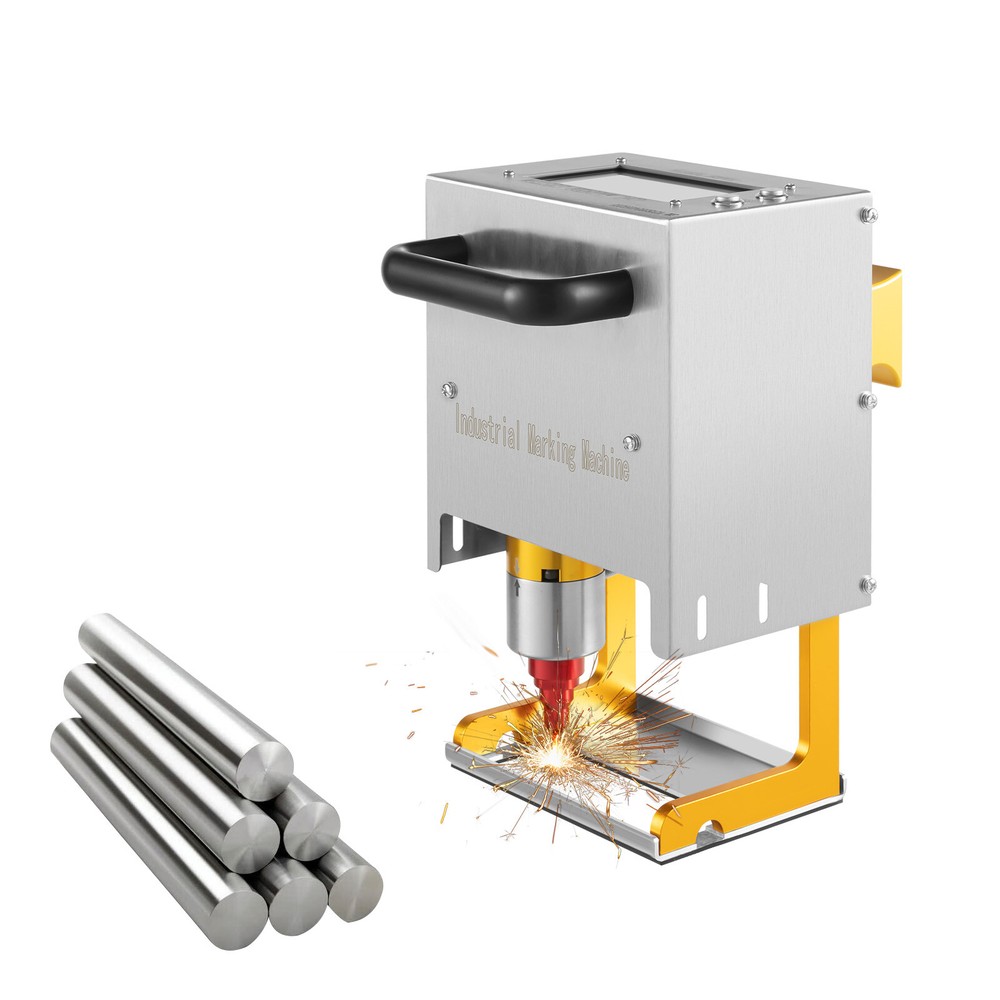 40mm/s Handheld Touch Screen Dot Peen Marking Machine for VIN Code Chassis 120W