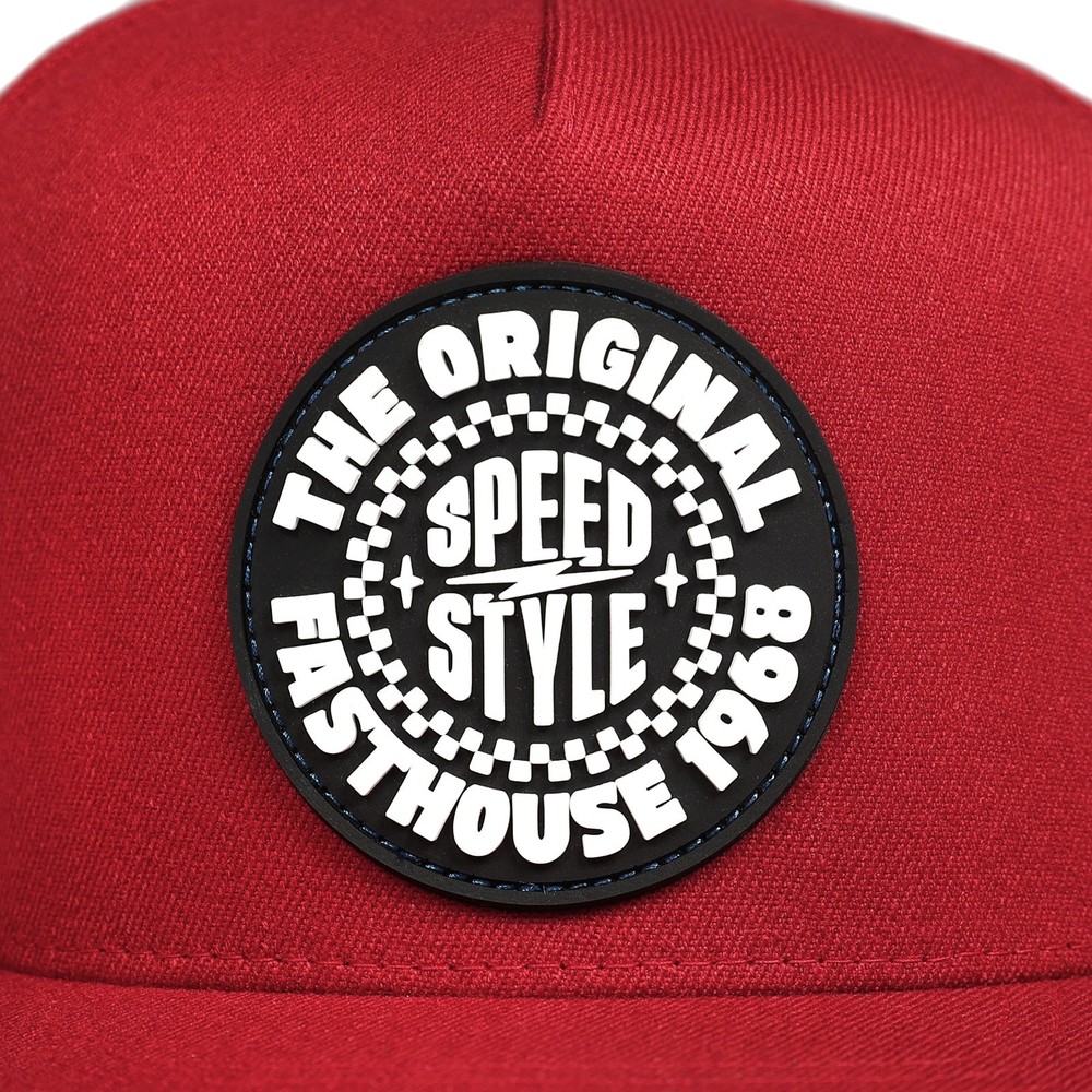 Fasthouse Origin Snapback Hat Red