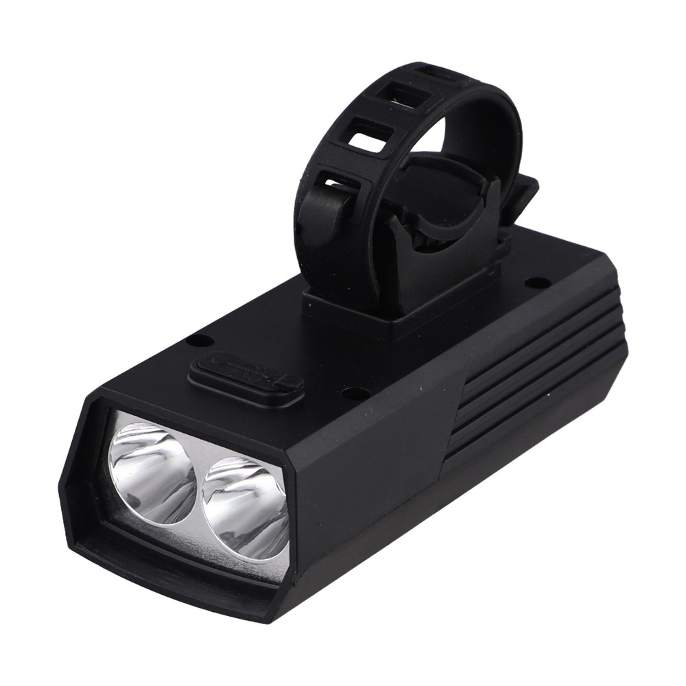 Multi Functional LED Bicycle Headlight with Solar and USB Charging Capabilities