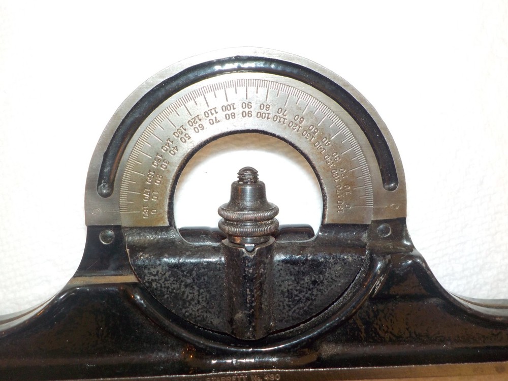 Vintage Starrett No. 490 Protractor Head for Combination Square