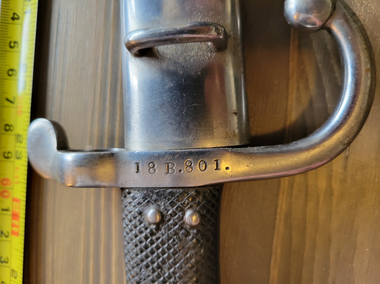 Post-Civil-War German Yatagan Bayonet with Matching Numbers
