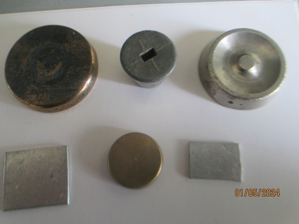 ANTIQUES TRADE WEIGHTS COLLECTION. (6)